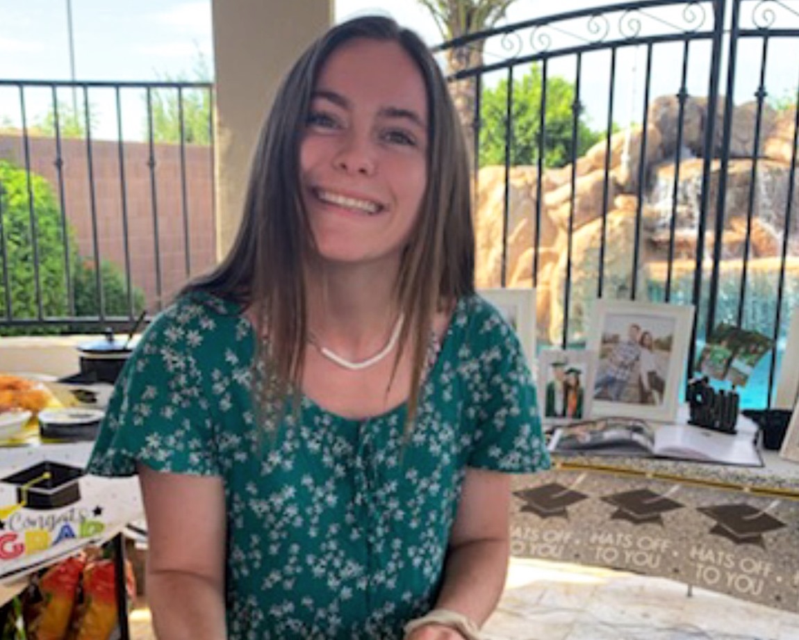 Campo Verde High School sprinter Haylee McLeod signed her letter of intent to compete for the Aztecs track & field team. She set a personal-record in the 60 meters with a time of 8.37 seconds this season. She also has PRs in the 100 meters (12.70) and 200 meters (25.83). Photo courtesy of Haylee McLeod