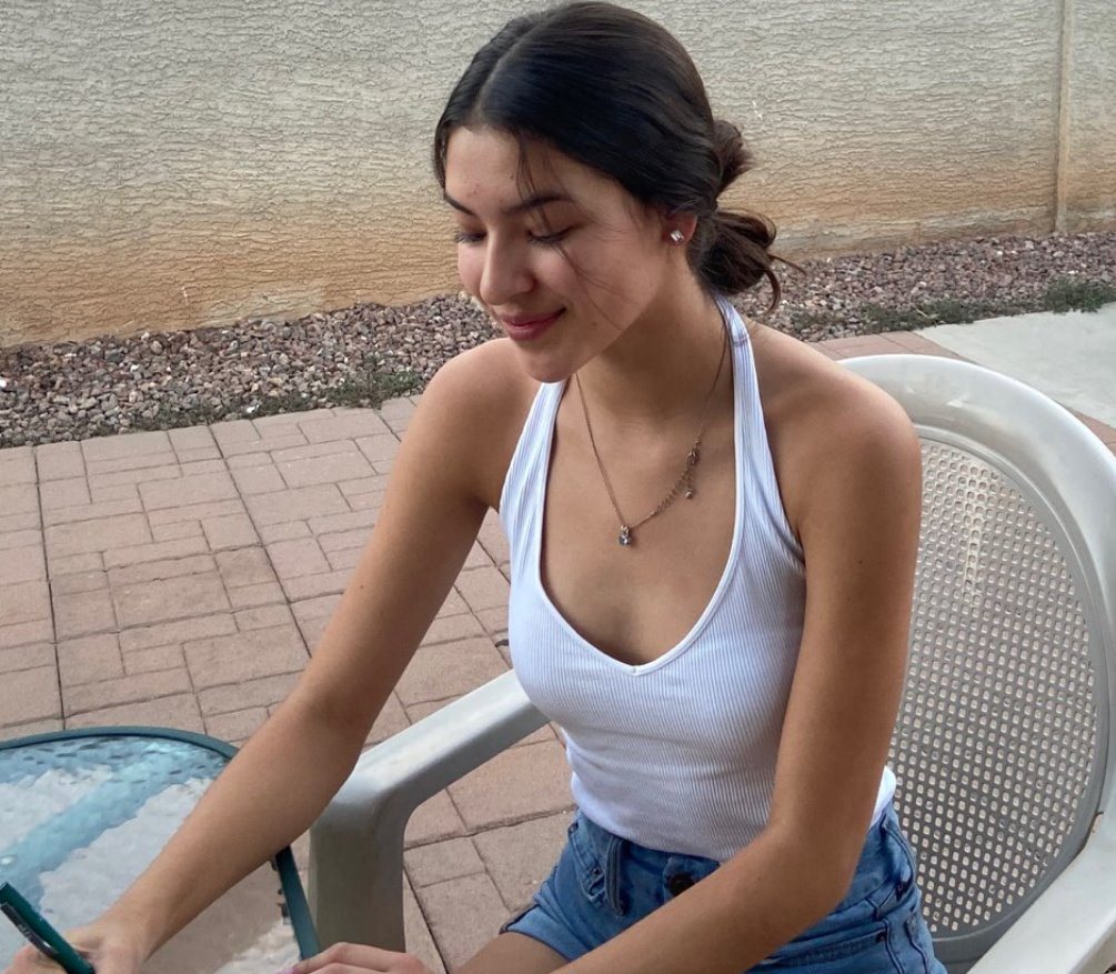 Aztecs cross country and track & field teams signed Marissa Lopez, a distance runner and sprinter from Sahuarita High School. She has a personal-record this season in the 200 meter race at 30.15 seconds. She has PRs in the 400 meter (1:02.23), 800 meter (2:24.35), 5,000 meter (19:58.0) ans 3.2 mile (22:51.7) races. Photo courtesy of Marissa Lopez